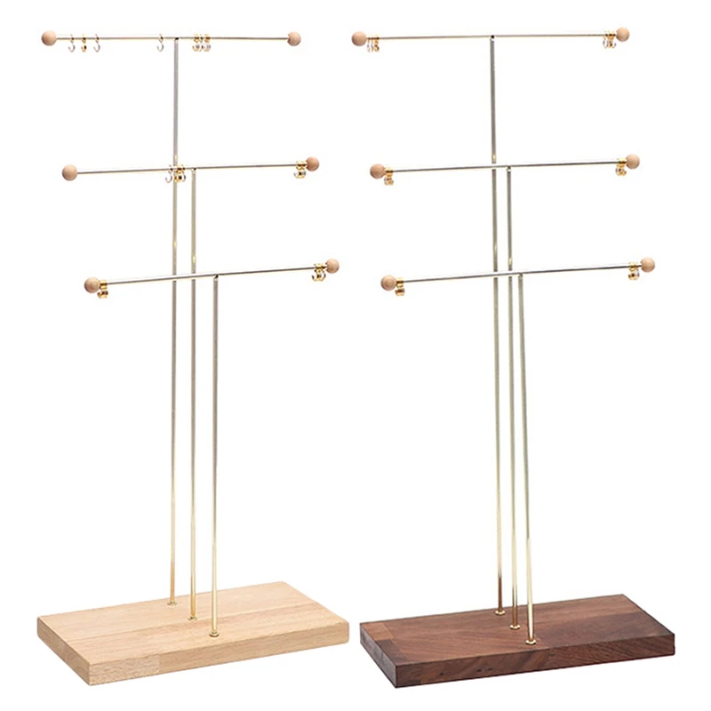 Metal 3 Tier Tabletop Bracelet Necklace Jewelry Necklace Organizer Display Tree Jewelry Holder Jewelry Organizer