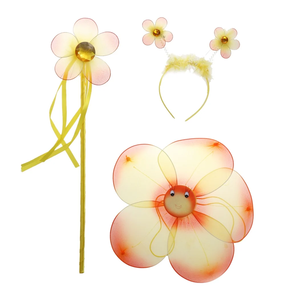 

Flowering Wing Set 3 Piece-Yellow