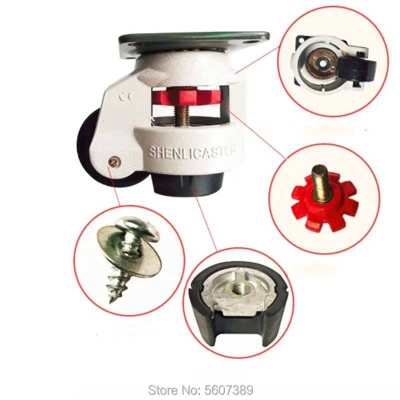 4 шт. поворотные колеса для тяжелых условий эксплуатации|Ролики| |