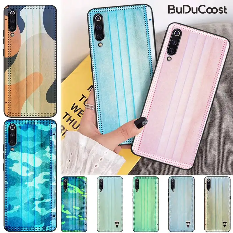 

Riccu Couple Fashion Creative Mask Phone Case For Xiaomi Mi 9 9T CC9 CC9E 8 SE Pro A2 Lite 6X 5 A3 A1 Max Mix 2 3