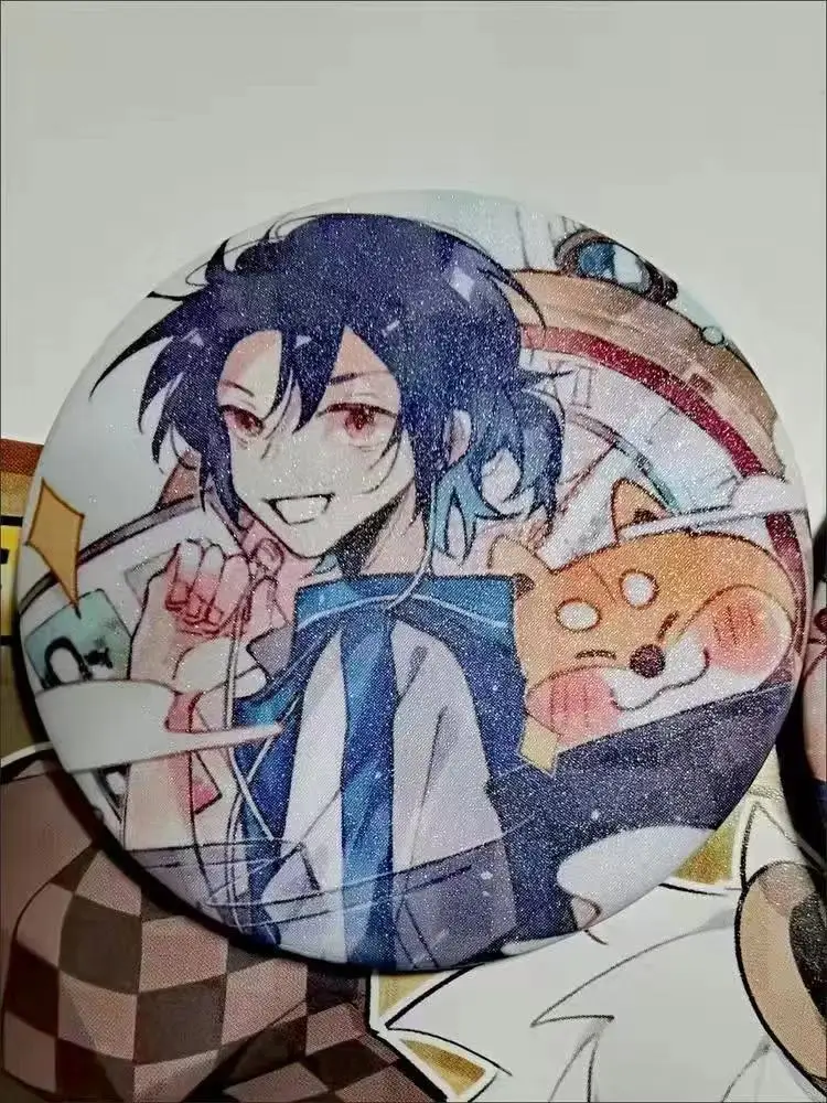 2 шт. аниме звено клик Lu Guang Cheng Xiaoshi брошь с растительным орнаментом Set Shi Dai Li Ren Doujin