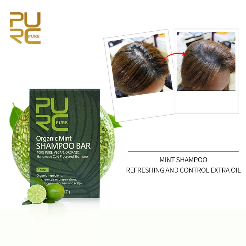 

Original Argan Oil Hair Mask & Mint Hair Soap Bar in Oil-control Refresh Hair Repair Damaged Hair Cleanser Shampoo Hair Care