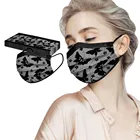 10 шт., трехслойные дышащие одноразовые маски для взрослых