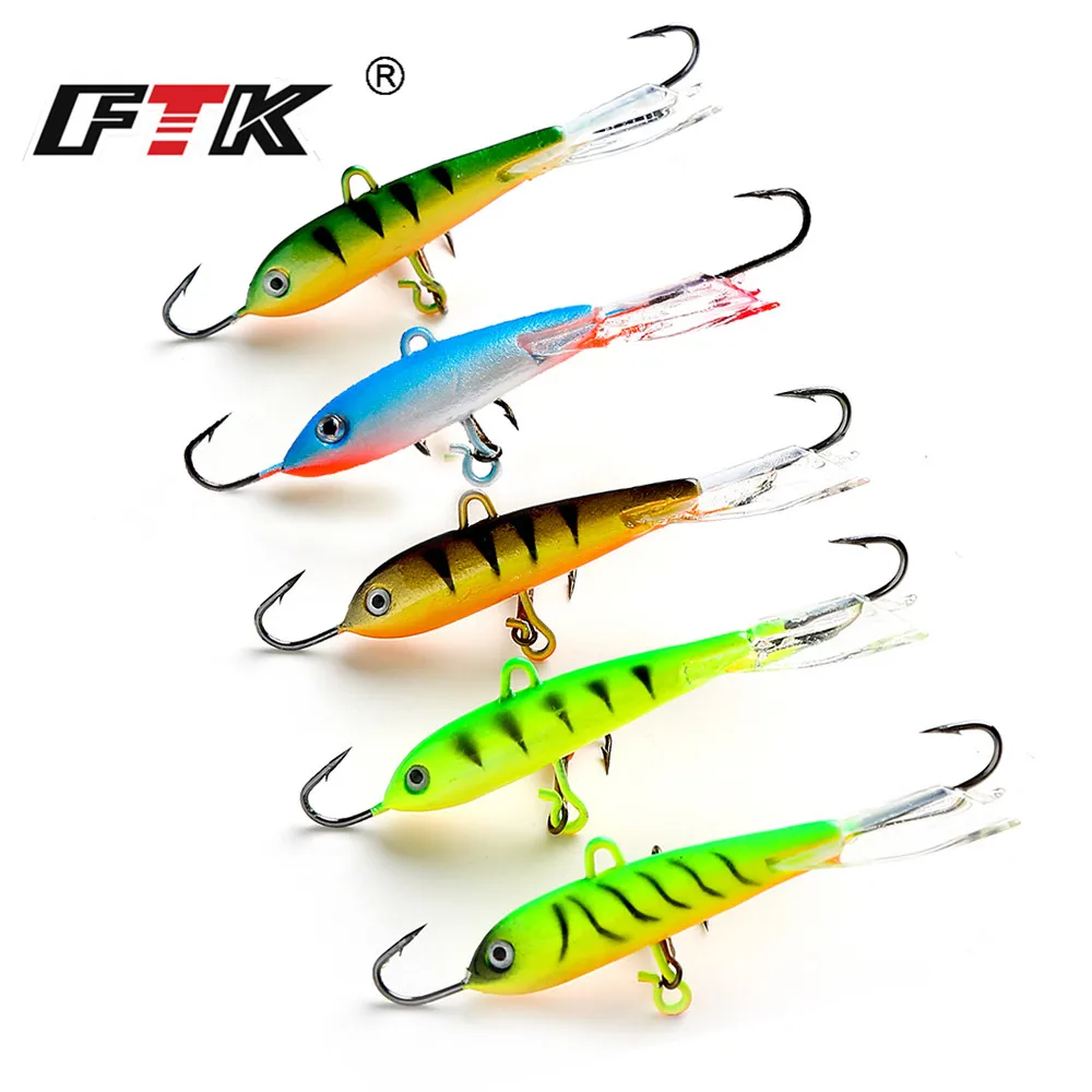 FTK приманка для подледной рыбалки 1 шт. 16 г/75 мм джиг-приманка рыболовные крючки