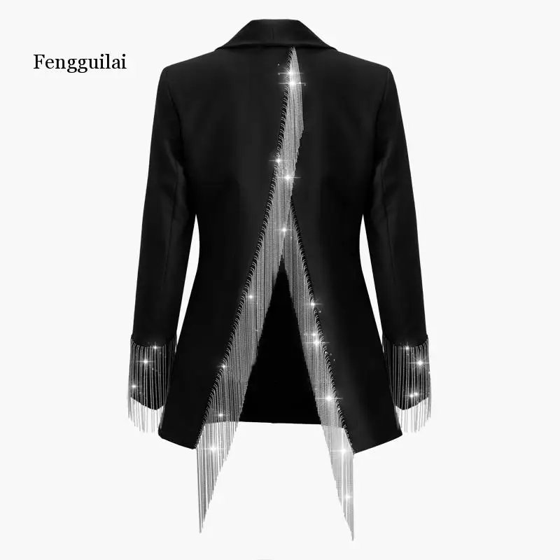 Женский винтажный дизайнерский подиумный Блейзер куртка женское осенне зимнее