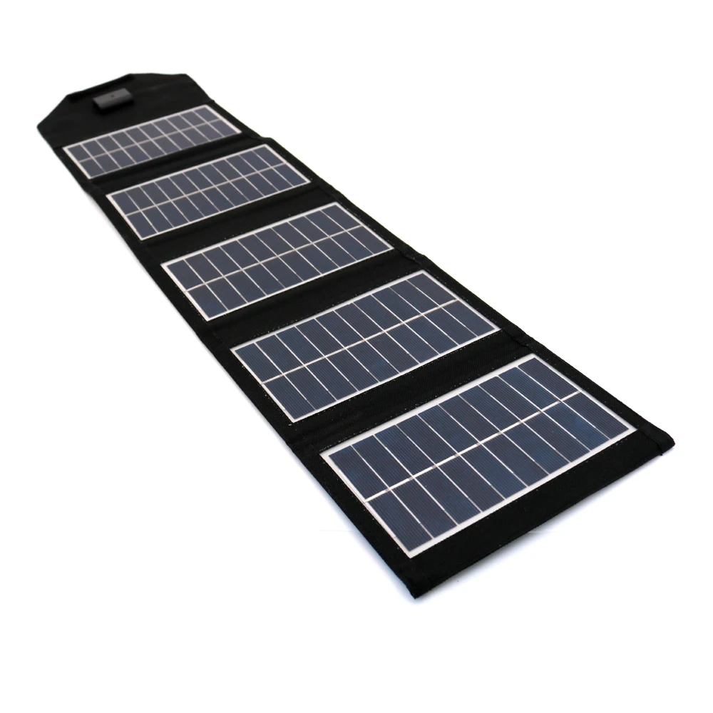 Portable 5V Solar Panel 10W Monocrystalline Cell Folding Waterproof Charger Sun Power Bank for Phone Battery USB Port |