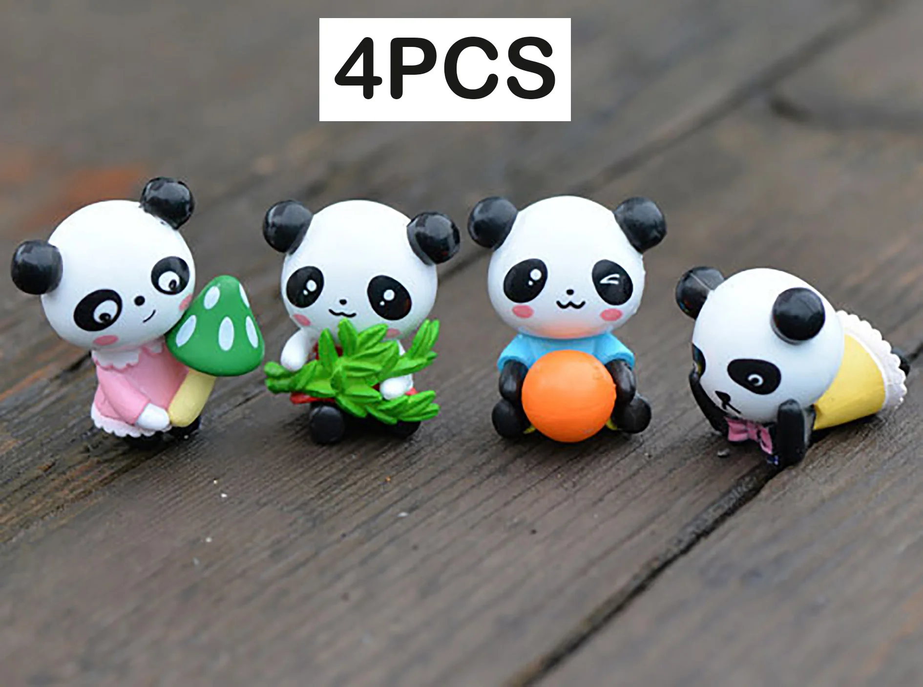 

8PCS Panda Micro Landscape Craft Decorations, Mini Decorations, DIY Materials, Decorations, Various Cute Panda Shapes