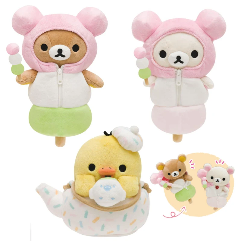 Милые шашлыки для фрикаделек Rilakkuma Korilakkuma Bear Kiiroitori Цыпленок чайный домик серия