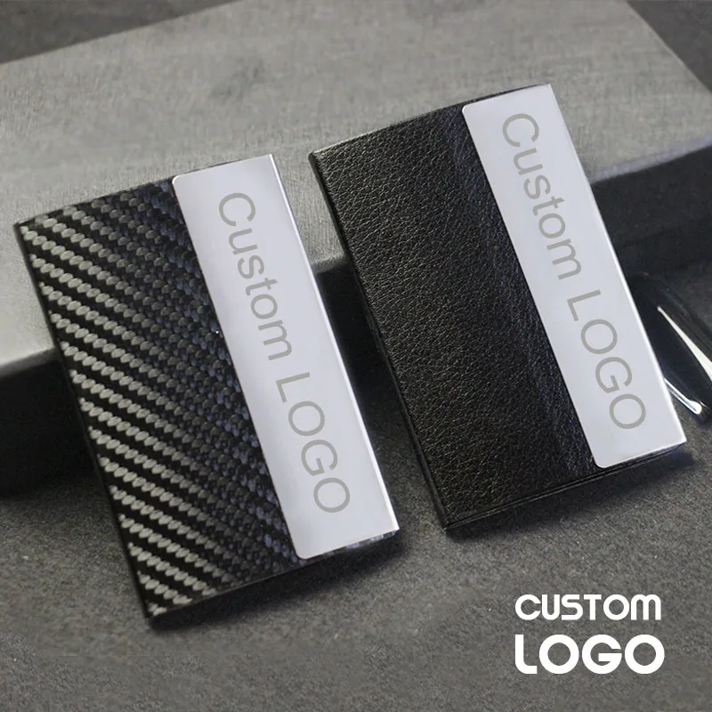 Высокое качество Бизнес держатель для карт выгравировать с возможностью