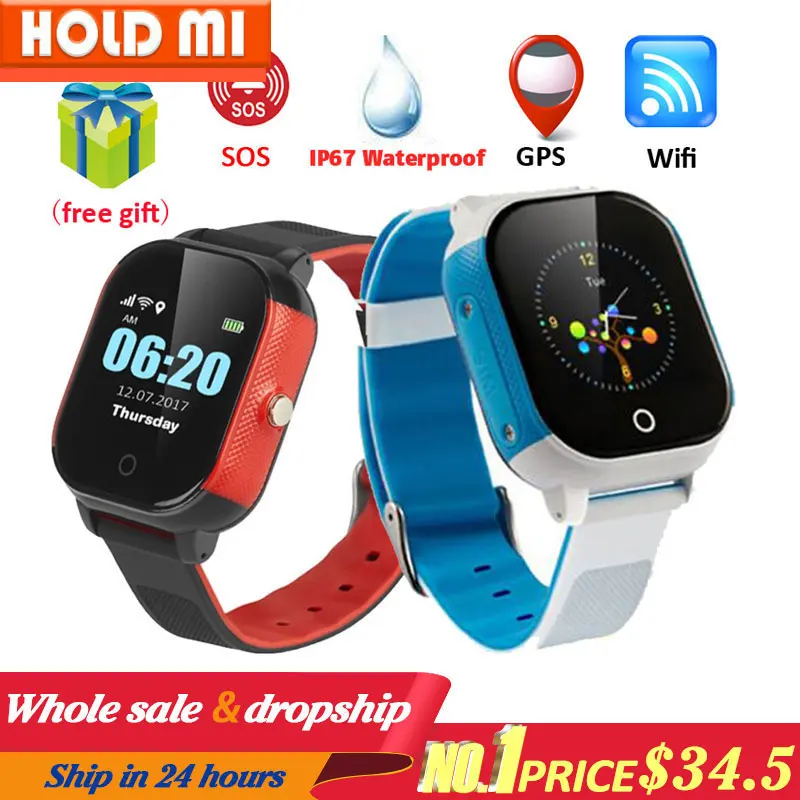 FA23 Смарт для присмотра за детьми Водонепроницаемый Детские SIM карты сенсорный