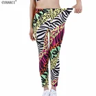 Сексуальные Легинсы CUHAKCI, женские полосатые леопардовые спортивные штаны для активного отдыха, новые легинсы с эффектом пуш-ап, эластичные легинсы для тренировок