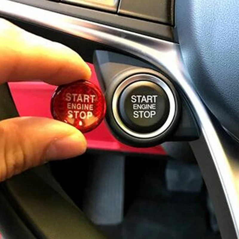 Украшение из углеродного волокна для автомобиля Alfa Romeo Giulia/Stelvio Red 1 шт.|Наклейки