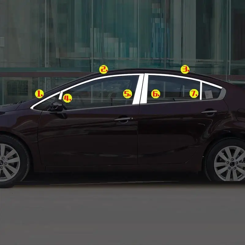 Automovil декоративные окна педаль ручка двери внешние украшения молдинги обложки