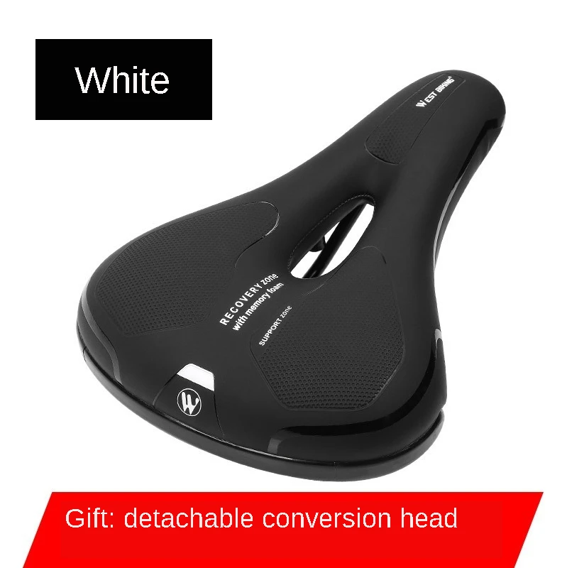 

Bicycle cushion soft thick bicycle seat cover comfortable hollow thickened cushion mountain bike saddle bicycle riding equipment