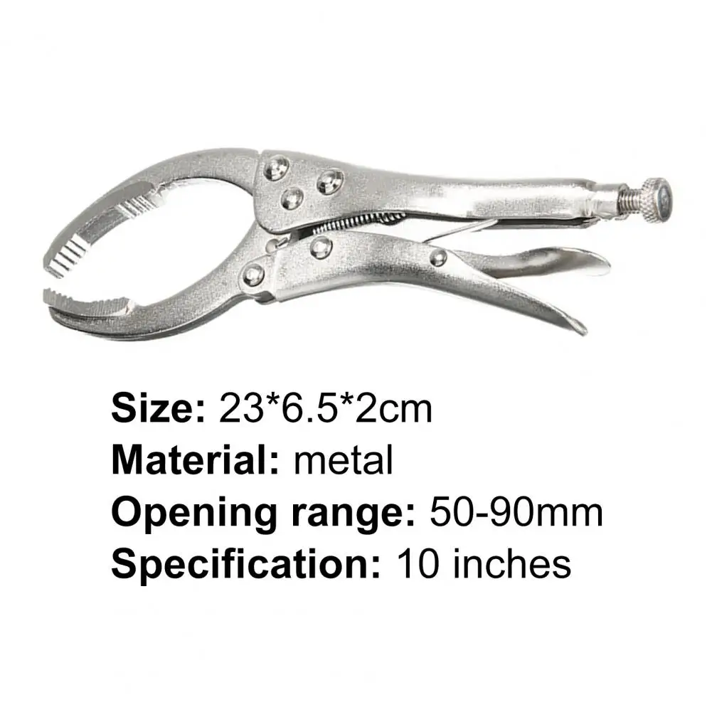 

Oil Filter Remover Wrench Solid Thicken Metal Locking Grip Oil Filter Remover Wrench for Home