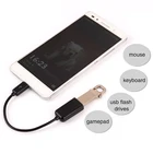 Легкий короткий переходник с Micro USB папа на USB мама, OTG адаптер, кабель высокого качества для телефонов Android, Iphone, Samsung