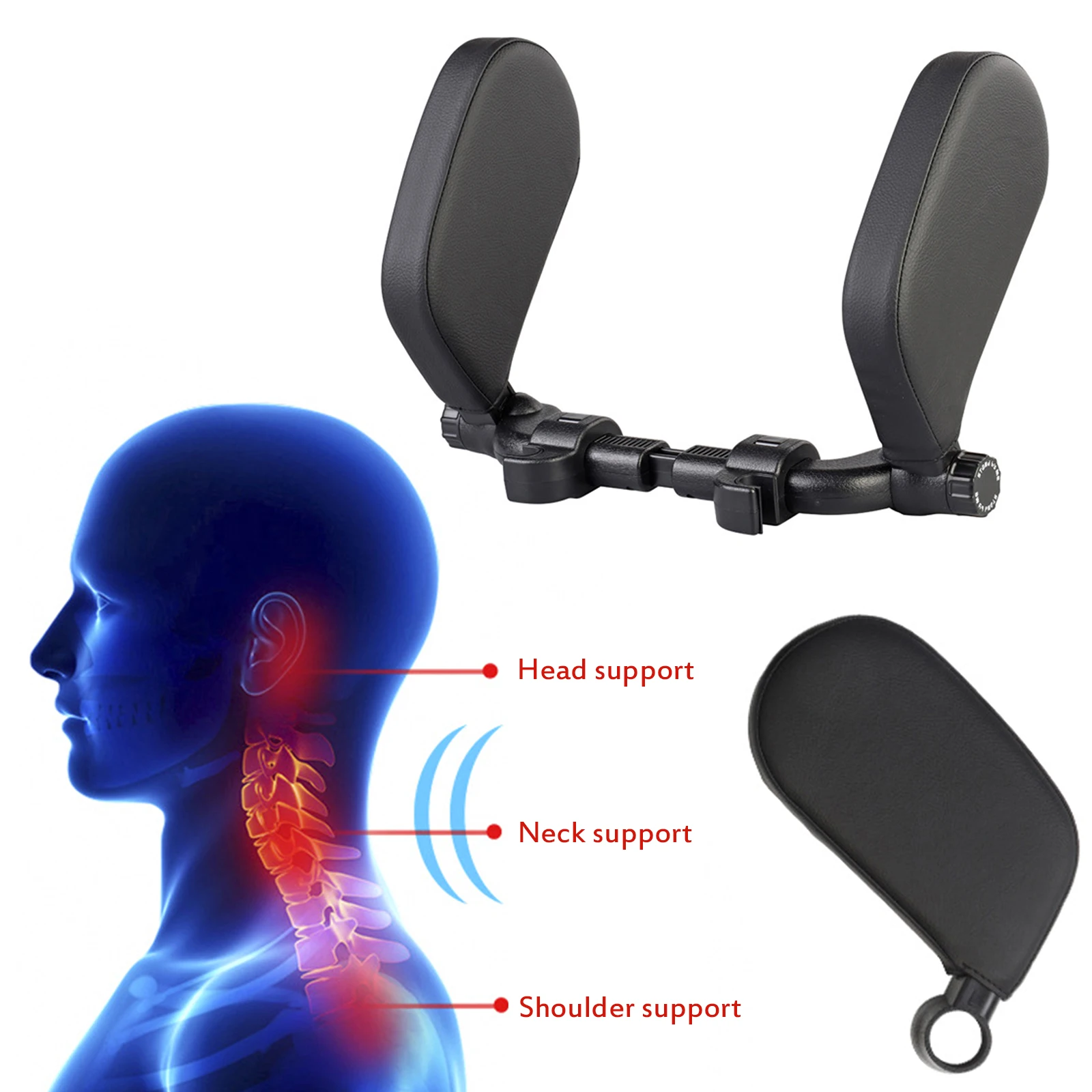 Автомобильная подушка на шею подголовник поддержка сиденья для шеи Подушка сна