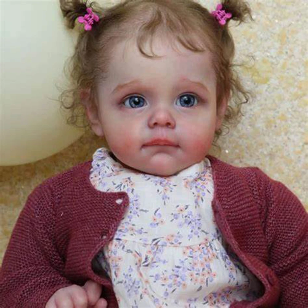 

Hoomai 22 Inch Maggi Lifelike Newborn Bebe Reborn Vinyl Kit Unpainted Unfinished Doll Parts DIY Blank Reborn Vinyl Doll Kit