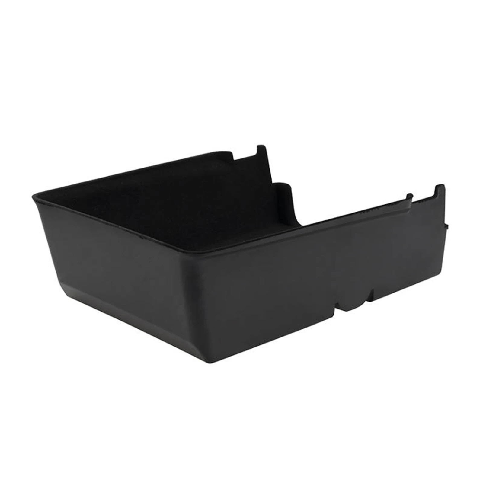 

Flocking Plastic Center Console Armrest Organizer Tray for Tesla Model3 2021