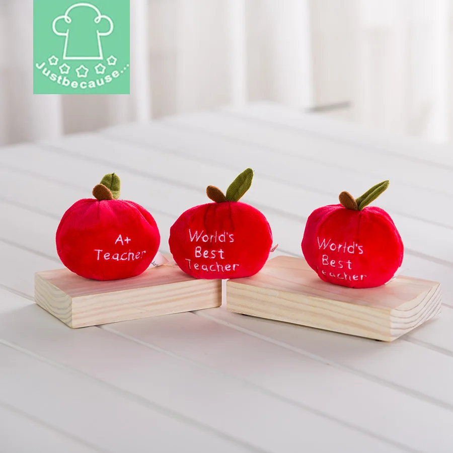 Милая мягкая плюшевая игрушка детский подарок на День учителя Apple Beanbag Детская