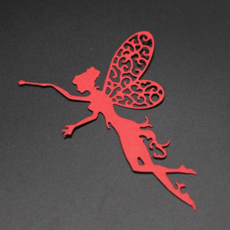 

Flower Fairy Girl Metal Cutting Dies Stencil Scrapbooking Embossing Craft Card 95AA