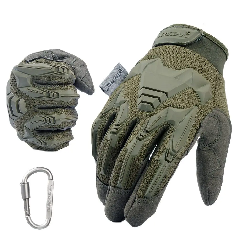 

Tactical Military Gloves Army Paintball Shooting Airsoft Combat Bicycle Rubber Protective Anti-Skid Full Finger Glove Men Women