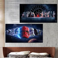star wars anime posters emperor palpatine last supper figure painting and prints movie canvas wall pictures kids room home decor