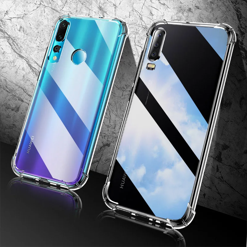 Прозрачный чехол для huawei p30 lite, чехол s для huawei p30 pro p 30 lite, светильник, силиконовый, ТПУ, противоударный чехол