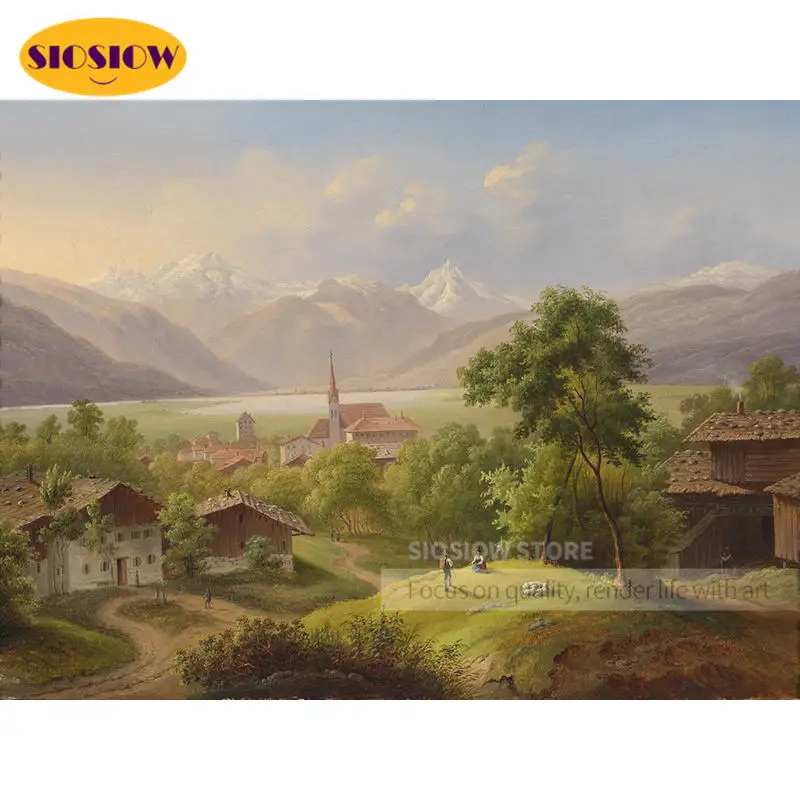 SIOSIOW 5d алмазная вышивка природа пейзаж Большой DIY живопись с квадратные Стразы