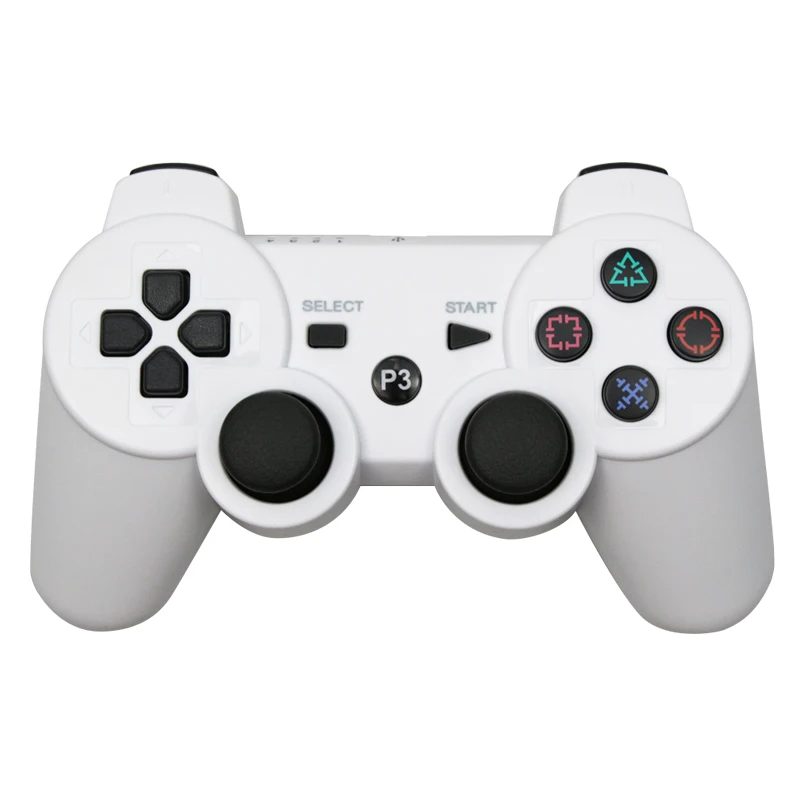 Для sony PS3 контроллер Bluetooth геймпад для playstation 3 джойстик Беспроводная консоль для sony playstation 3 SIXAXIS контроллер ПК - Цвет: White