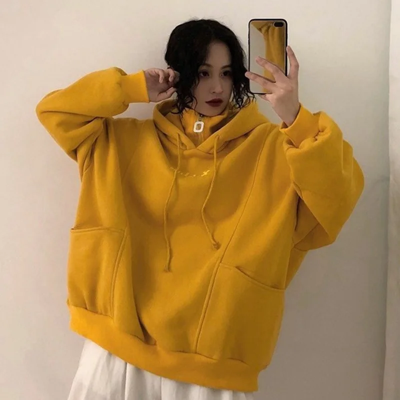 Новые толстовки женские плотные вельветовые теплые мягкие с буквенным принтом