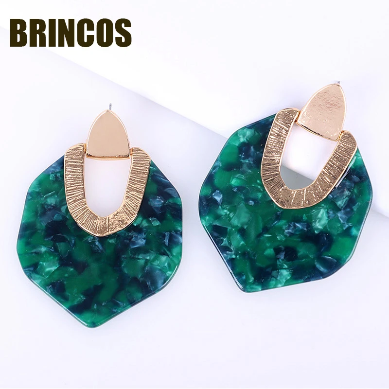 Серьги Kpop 2019 акриловые ювелирные изделия бохо корейские винтажные модные