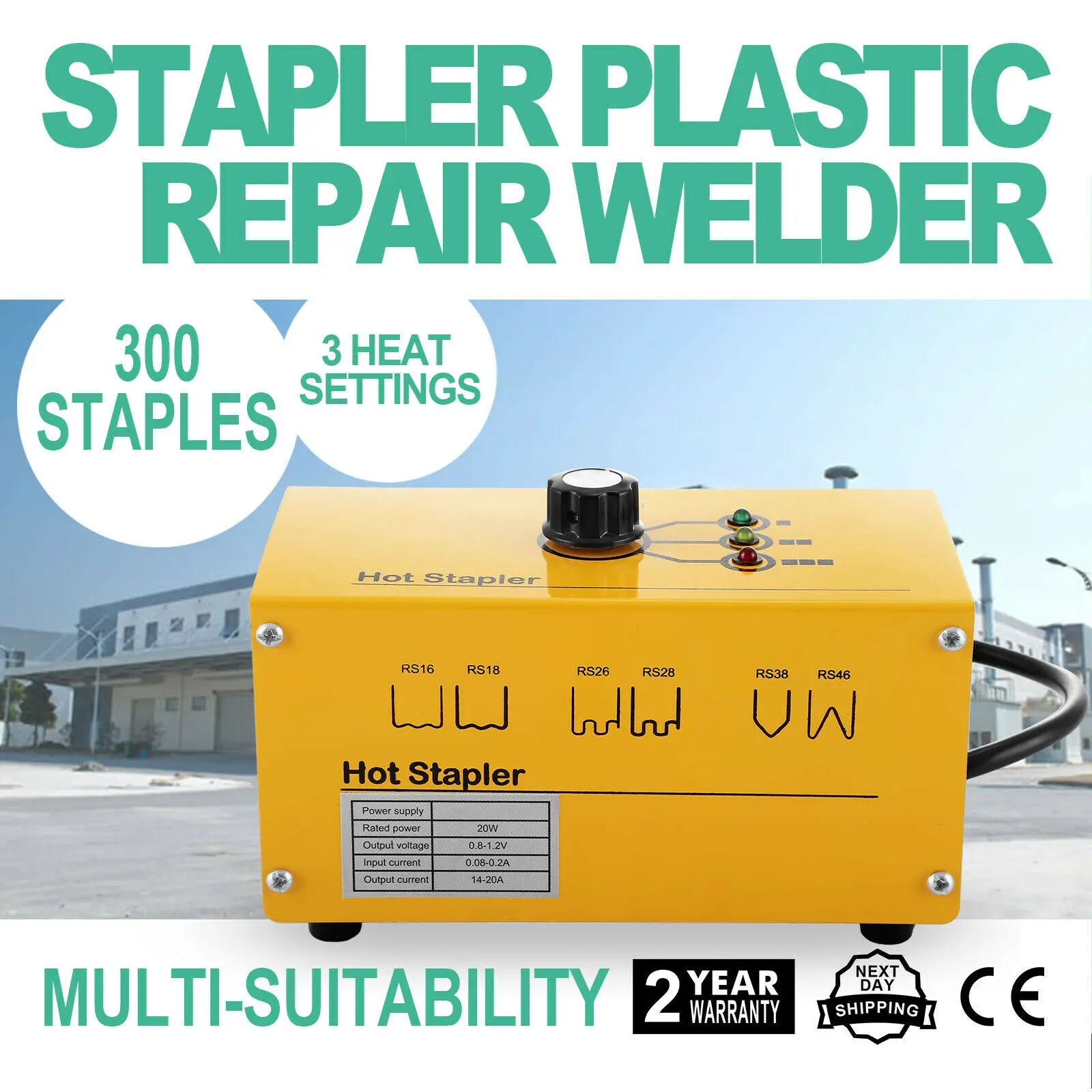 Горячий степлер для автомобильного бампера Пластиковый обтекатель сварочный