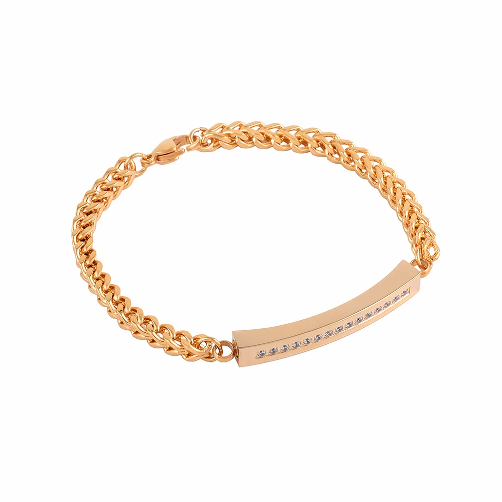 Браслет для пояса из нержавеющей стали 316L с инкрустацией стразами|bracelets for|stainless