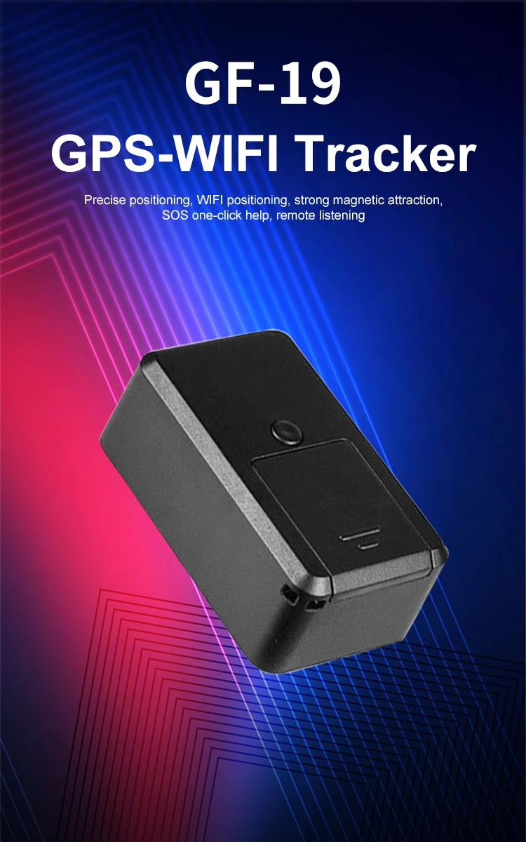 Портативный GPS трекер Mini GF19 GPS/A GPS/WiFi автомобильный локатор магнитный GSM/GPRS в