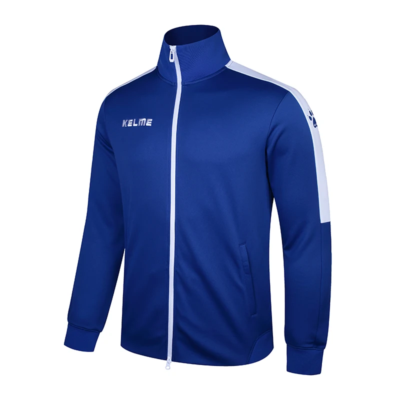 Мужская винтажная куртка в полоску сбоку KELME Весенняя Спортивная одежда для бега