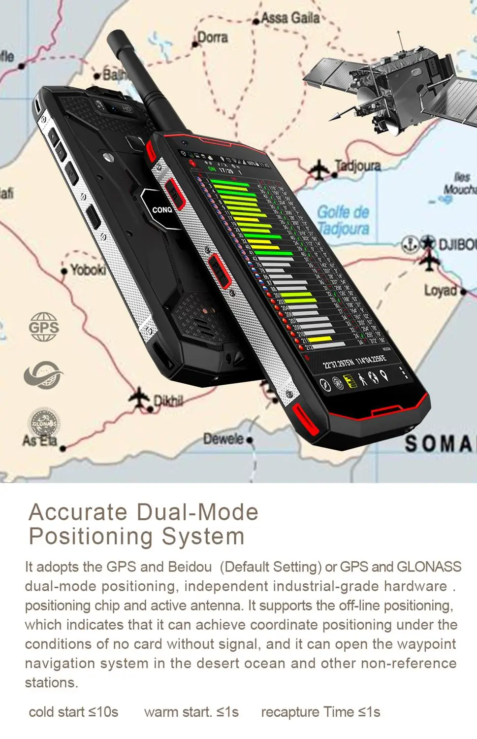 Водонепроницаемый прочный смартфон Conquest S12 Pro IP68 P70 6 ГБ + 128 Гб 5 99 дюйма 8000 мАч OTG NFC