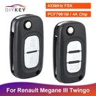 DIY ключ для Renault Symbol Megane 3 Captur Kadjar для LADA Vesta XRAY X-RAY 2015 2016 2017 2018 2019 дистанционный ключ CWTWB1G767