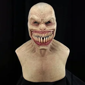 Scary Full Face Cover Realistic Head Cover for Halloween Costume Party
Carnival Cosplay Creepy Props Shocker Toys For Adult Part