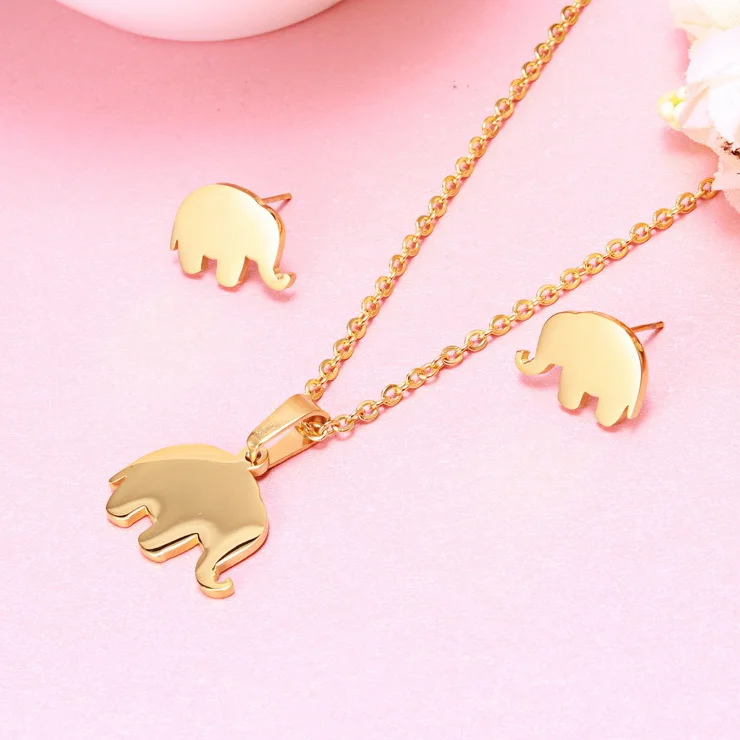 SZED-003 Золотое животное Медовое ожерелье Подвесные серьги шпильки ювелирные