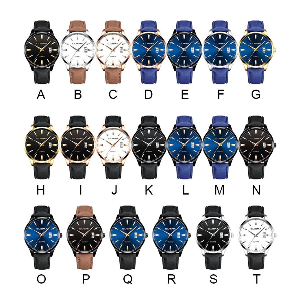 

2020 Fashion Watch Mens Business Minimalist Luxury Ultra Thin Leath Band Analog Quartz Watch clock Relogio Masculino L58