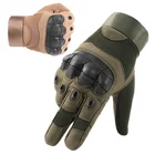 Резиновые защитные тактические перчатки, армейские военные тактические перчатки с пальцами для пейнтбола, стрельбы, страйкбола, спорта, для женщин и мужчин