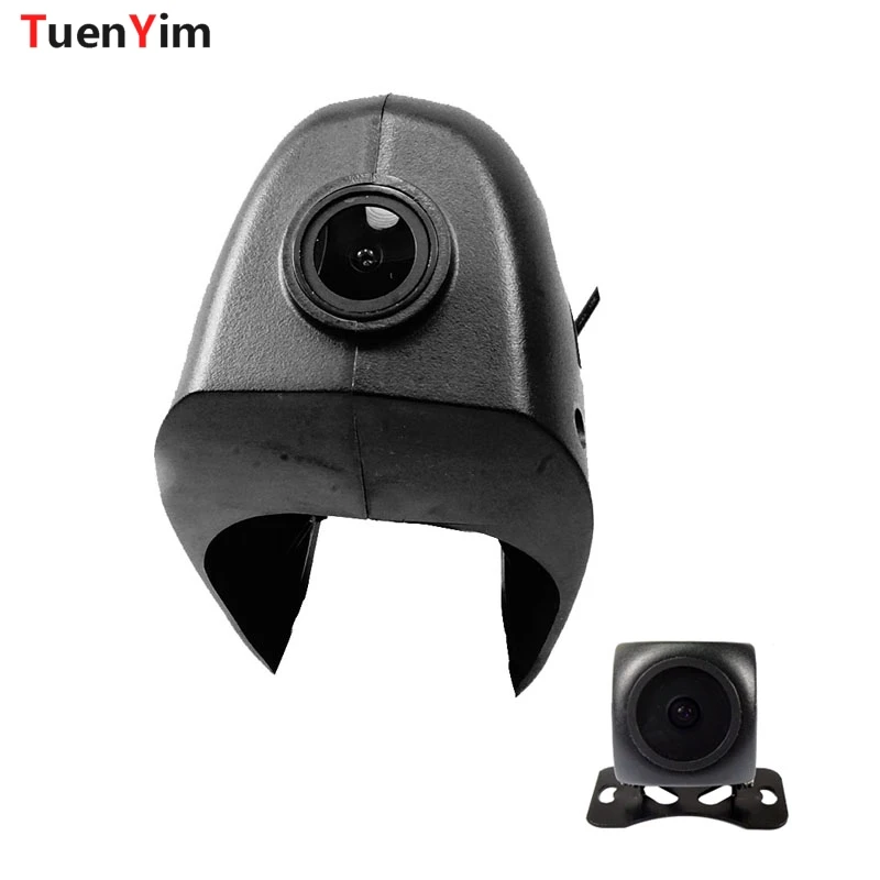 dual lens WiFi Автомобильный регистратор DVR видеорегистратор камера видео рекордер подходит для Volkswagen Golf7 Golf 7 2010 2011 2012 2013 - Название цвета: dual lens