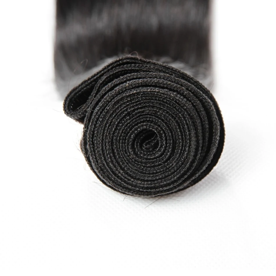 

Peruvian Human Hair Bundles Straight Human Hair Extensions 100% Unprocessed Remy Human Hair Weave 3Pcs Natural Black iVogue