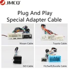JMCQ Android Автомобильные Радиоприемники, адаптер для проводов, кабель Plug and Play Для Nissian Toyota, Volkswagen, Honda, Hyundai, Kia