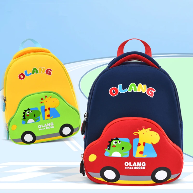 

Baby Backpack Car School Bags Cartoon Cute Animal Children Bag Kindergarten Schoolbag Kids Backpack