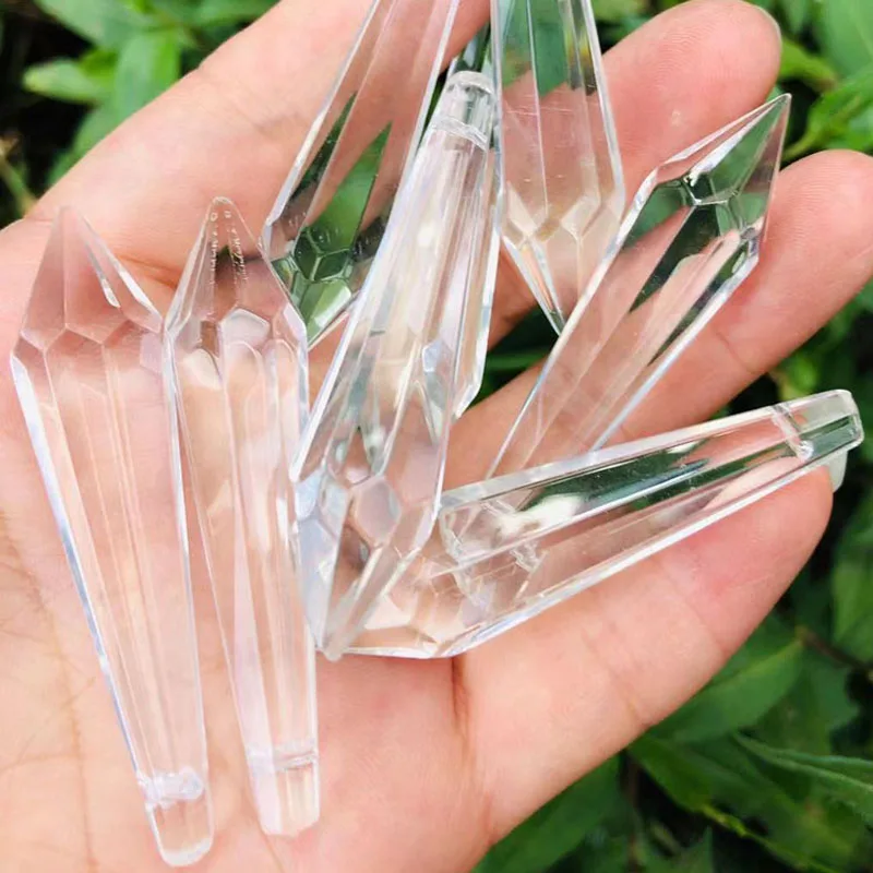 40 шт. прозрачные подвески для люстры 60 мм | Лампы и освещение