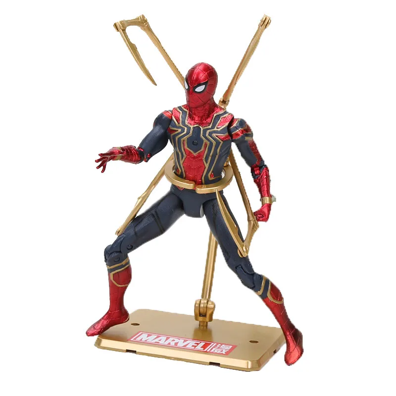 Marvel, Мстители, Железный Человек-паук, Tamashii, сценические Мстители, Человек-паук, Бесконечная война, фигурка, коллекция, модель, куклы, игрушки, подарок
