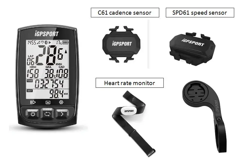 I gps порт IGS50E Mtb велосипедный компьютер gps Водонепроницаемый IPX7 ANT+ беспроводной Велосипедный спидометр велосипед цифровой секундомер аксессуары