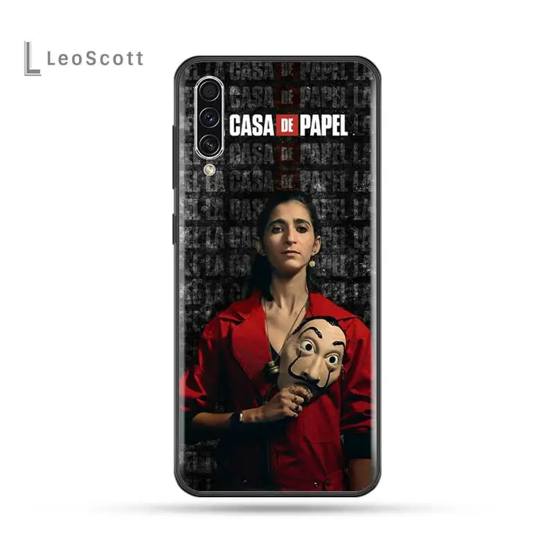 La casa de papel Чехол Мягкий Силиконовый ТПУ чехол для телефона Samsung Galaxy A 3 6 7 8 10 20 30 40 50 70